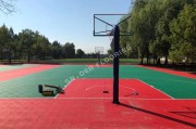 室外篮球球场地面是什么材料