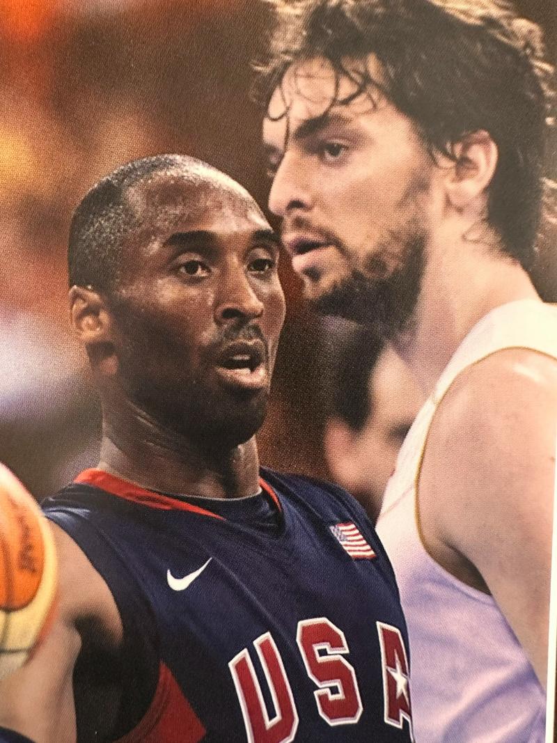 科比打过几次奥运会冠军