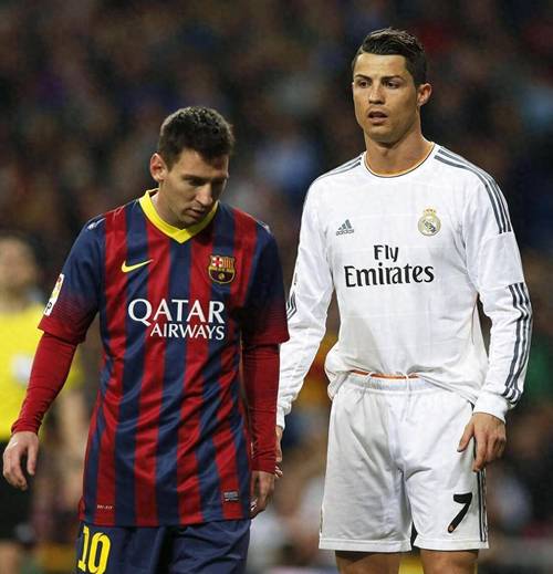 梅西和c罗相遇过几次