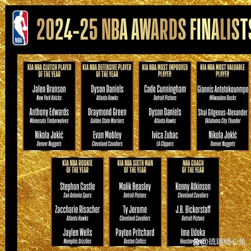 nba各类奖项