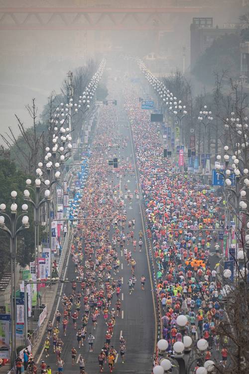 重庆马拉松 爬升